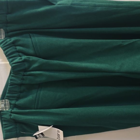 Bar III Emerald Green Elastic Back Waist Trouser Pants Size Slit Pockets XXL NWT - Picture 6 of 7